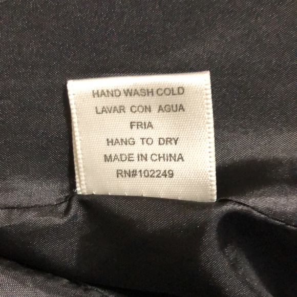 NWOT. Skies are Blue. Size L. Faux leather dressy jacket. Zips in front - Picture 7 of 7